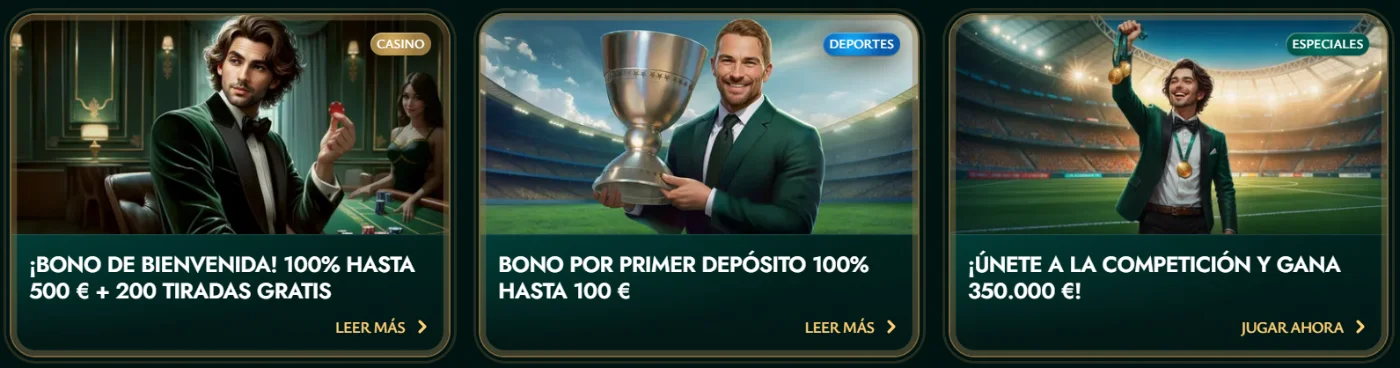 Bono de bienvenida Cashed casino