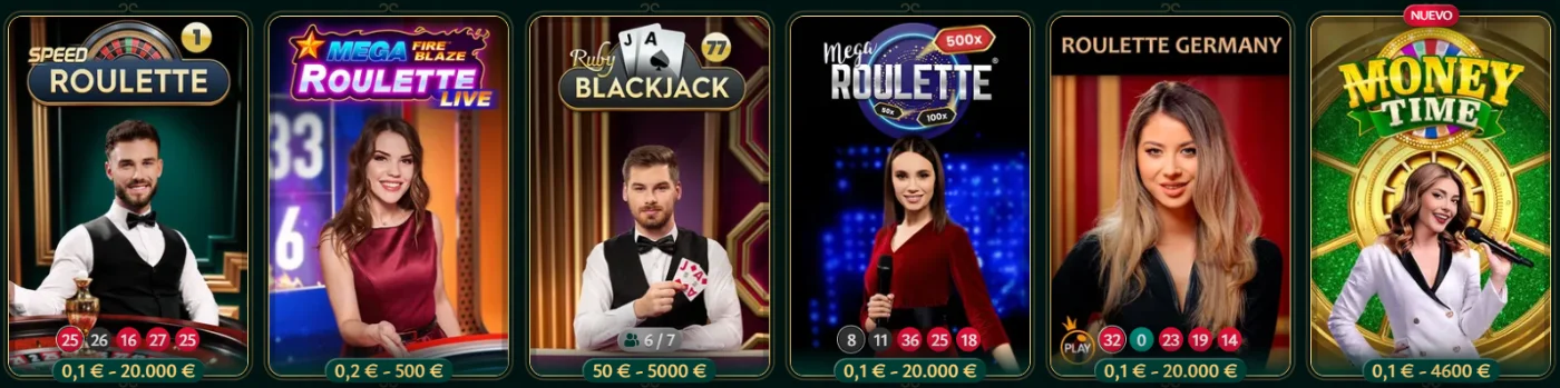 Casino en vivo Cashed casino
